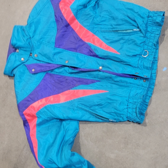 DESCENTE Ski Jacket, 90s Mens Ski Jacket, Japanese Brand Skiing Jacket, XL - Picture 6 of 8
